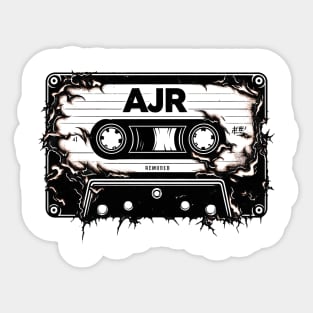 Distressed AJR Effect Sticker